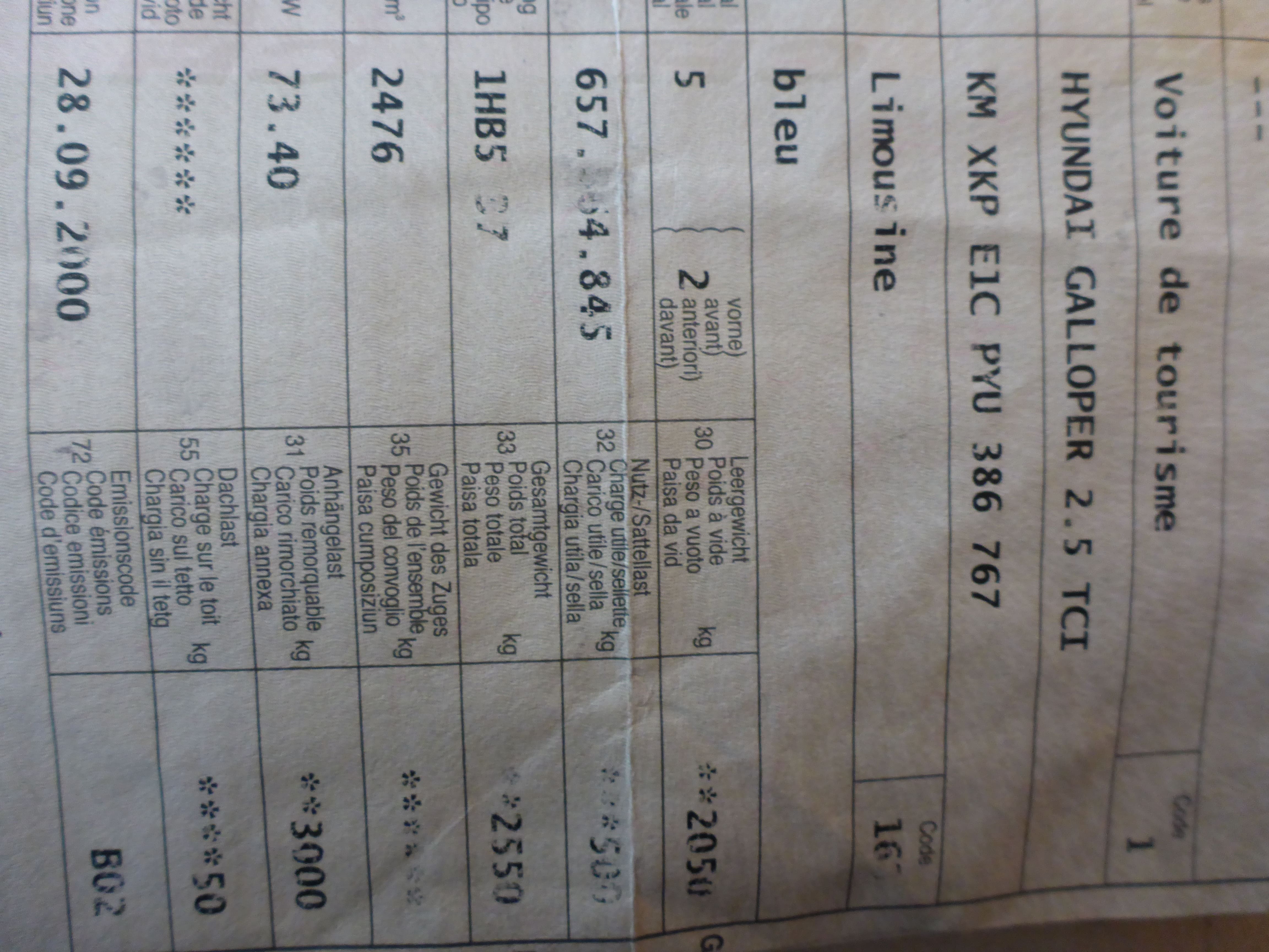 Hyundai Galloper 2.5 TCI - Image 1